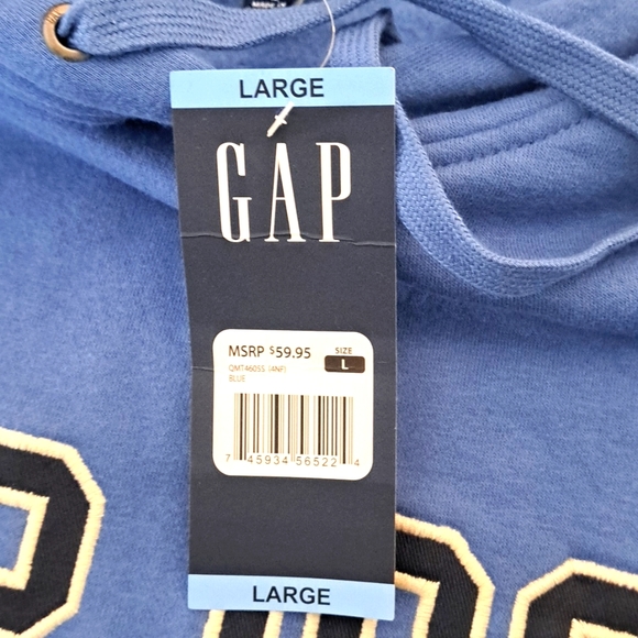 UNISEX  GAP HOODIE SWEATSHIRT. LARGE - Picture 8 of 10